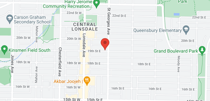 map of 109 160 E 19TH STREET